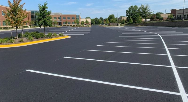 Asphalt Painting in Palm Springs, CA