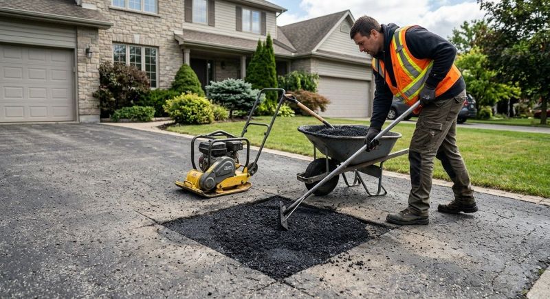 Asphalt Pothole Filling in Los Angeles, CA