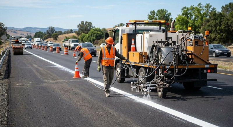 Asphalt Striping in Houston, TX