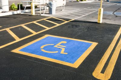 Disability Parking Marking in Katy, TX