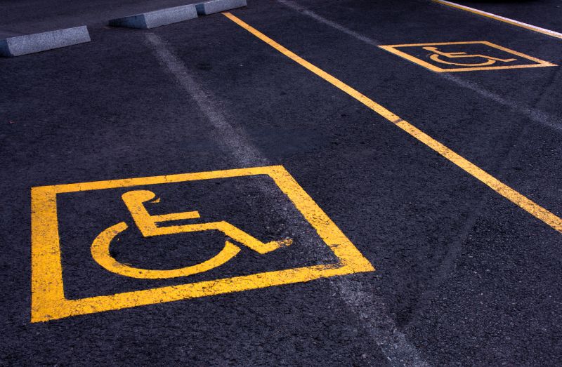Disability Parking Marking in Houston, TX