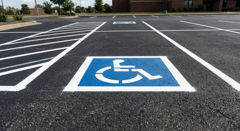 Disability Parking Marking in Savannah, GA
