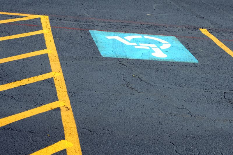 Disability Parking Marking in Los Angeles, CA