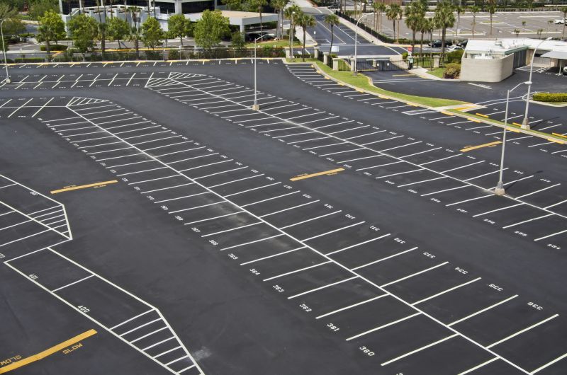 Parking Lot Painting in Katy, TX