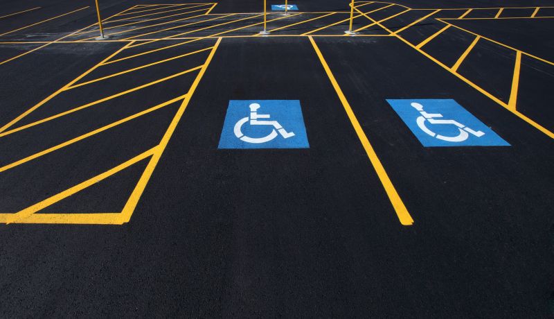 Parking Space Marking in Palm Springs, CA
