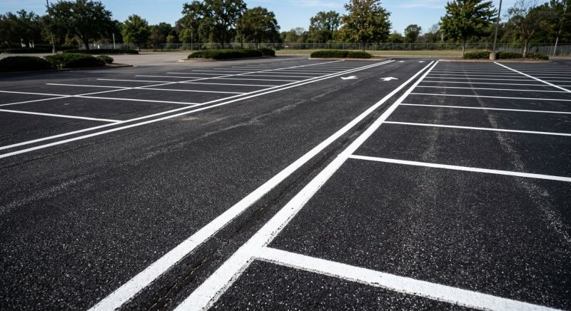 Parking Lot Painting in Suwanee, GA